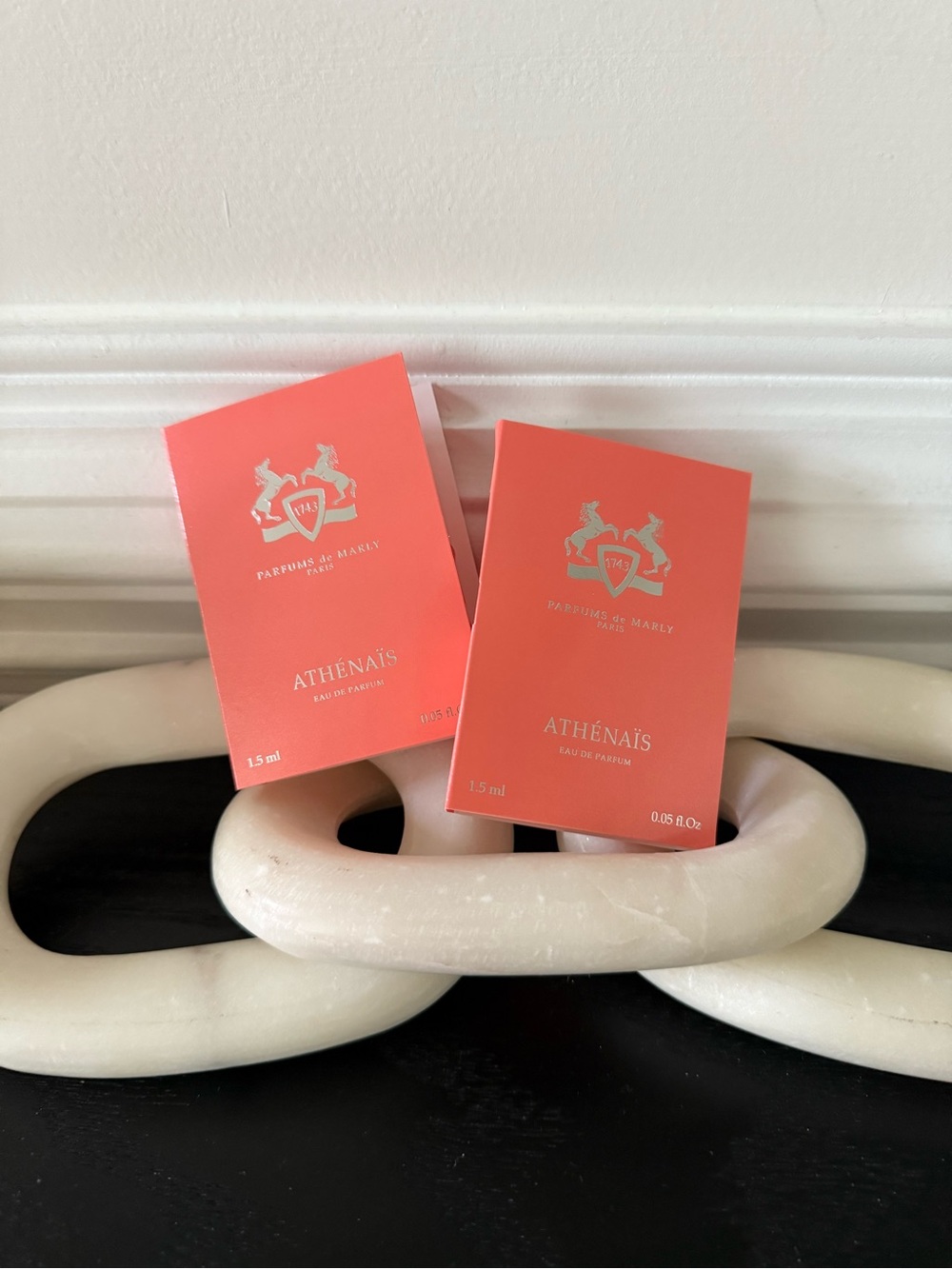 Parfum de Marly Athenais  Sample Duo -1.5 ml each brand ne
